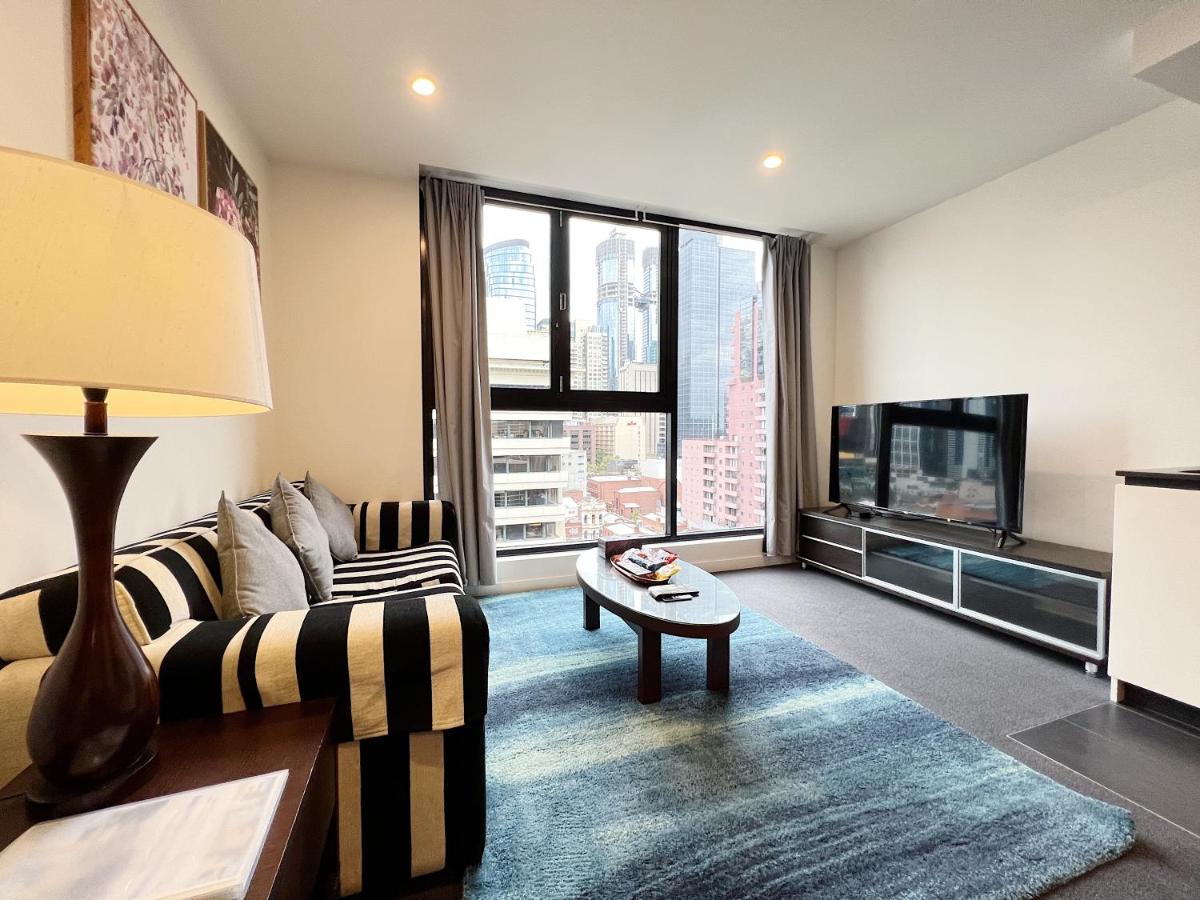 Dreamstayz Bourke St Cbd With Apple Tv Netflix & Free Wifi Melbourne Luaran gambar